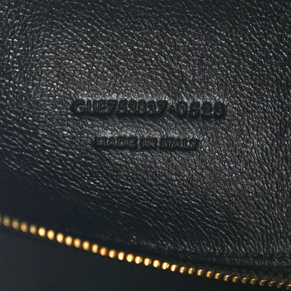 Saint Laurent Smooth Calfskin Large Le 5 A 7 Soft Hobo Black 7 of 10