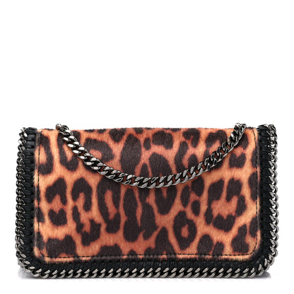 Stella McCartney Faux Calf Hair Falabella Crossbody Bag Leopard 1 of 8