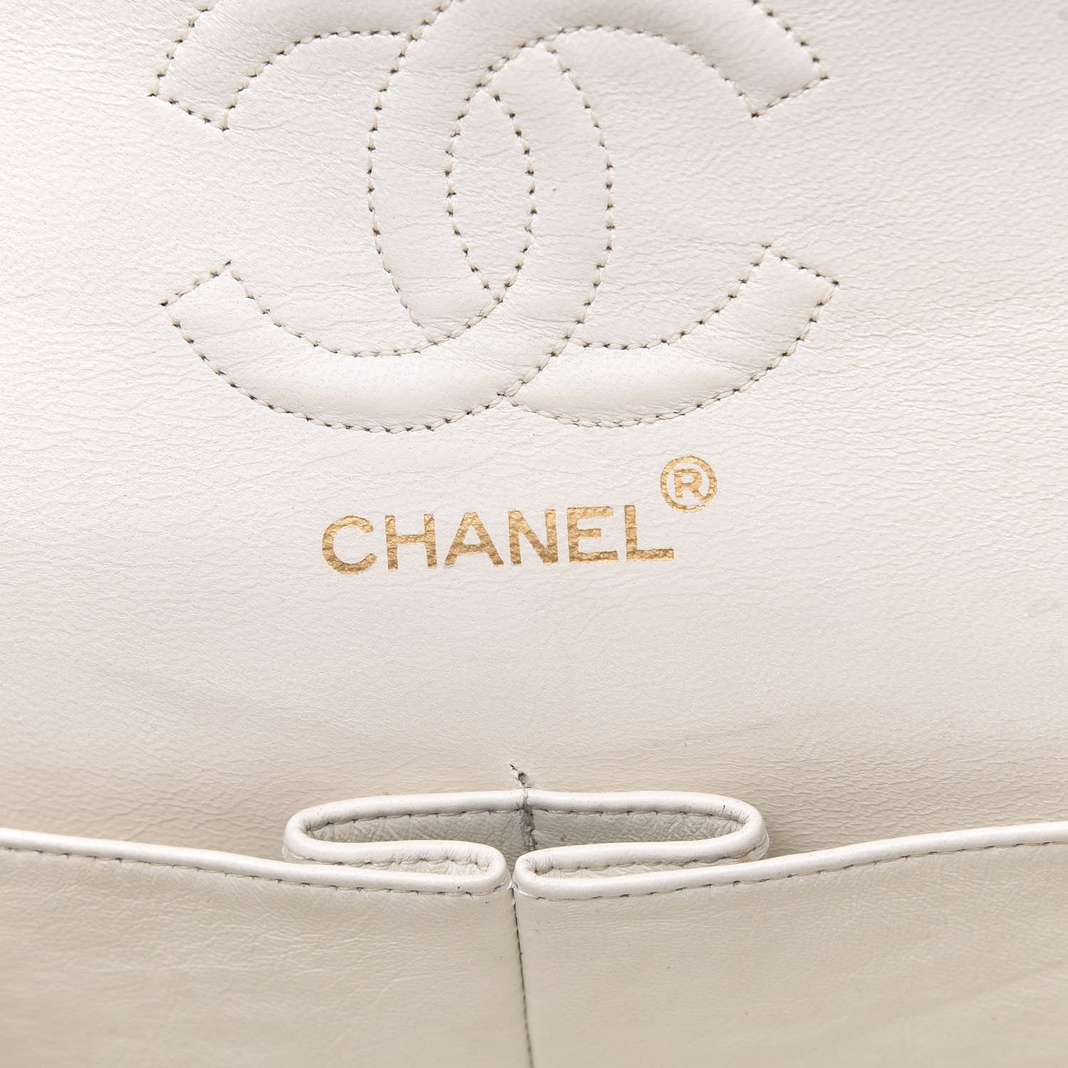 Chanel Lambskin Quilted Small Double Flap White 6 of 15