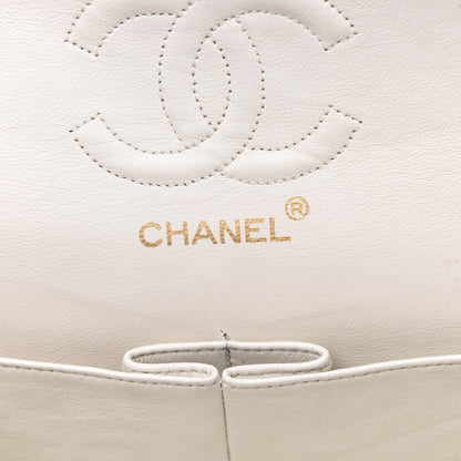 Chanel Lambskin Quilted Small Double Flap White 6 of 15