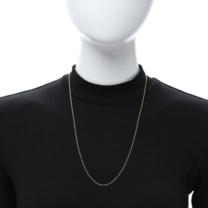 Tiffany 18K Rose Gold Chain Necklace 24" 3 of 4