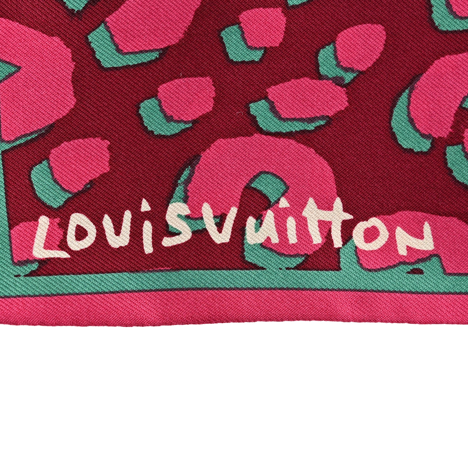 Louis Vuitton Silk Leopard Bandeau Rouge Fauviste 3 of 5