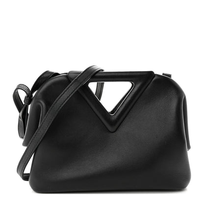 Bottega Veneta Calfskin Small The Point Triangle Bag Black 1 of 12