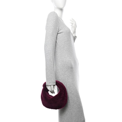 Bottega Veneta Shearling Lambskin Mini Jodie Mystic 2 of 10