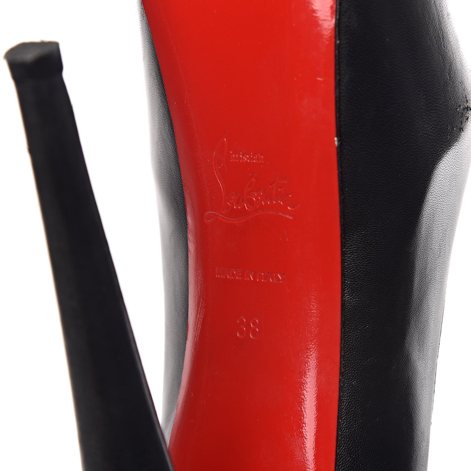 Christian Louboutin Kid Daffodile 160 Pumps 38 Black 12 of 19