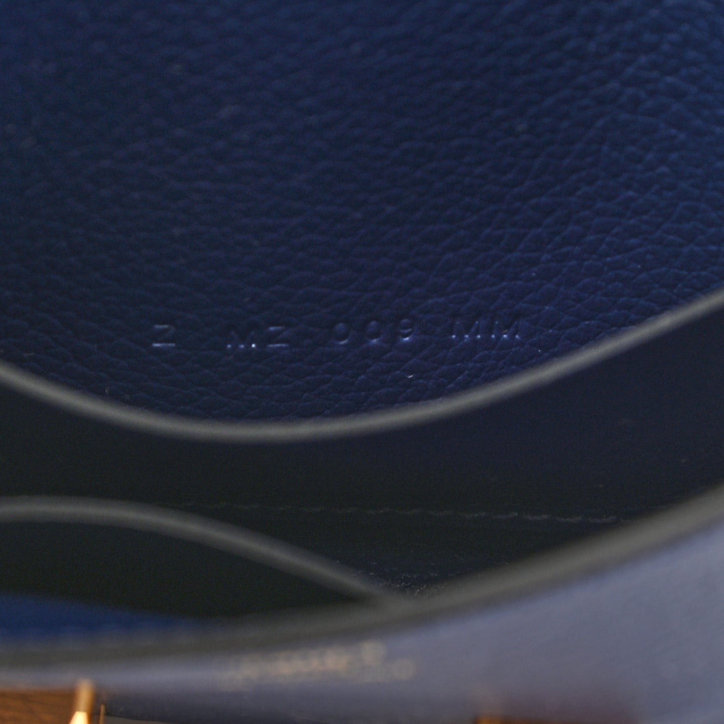 Evercolor Bi-Color Constance Slim Wallet Bleu Saphir Bleu France