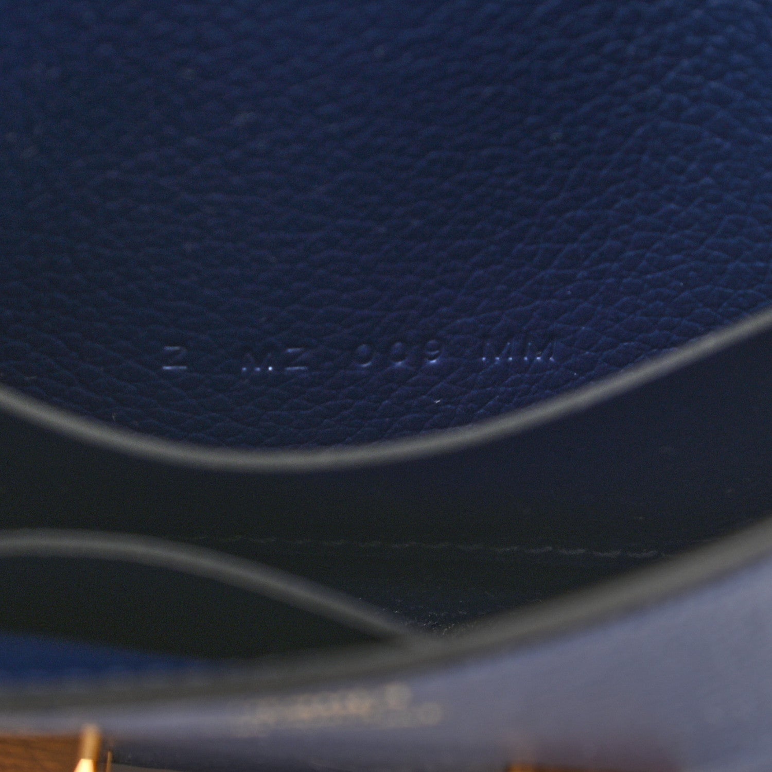 Hermes Evercolor Bi-Color Constance Slim Wallet Bleu Saphir Bleu France 6 of 6