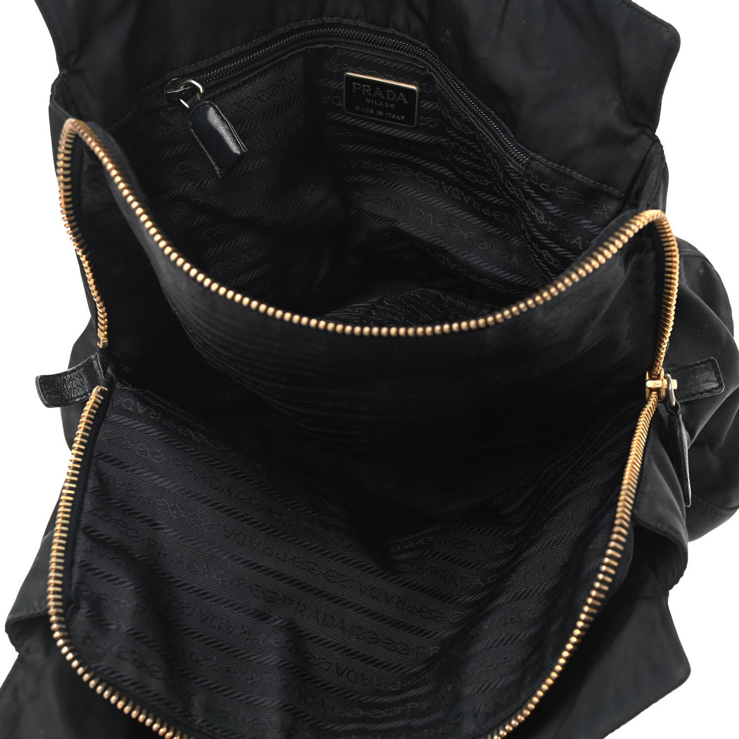 Prada Tessuto Nylon Chain Shoulder Bag Black 884057 – FASHIONPHILE