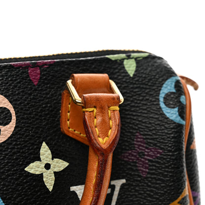 Louis Vuitton Monogram Multicolor Mini Sac HL Speedy Black 10 of 10