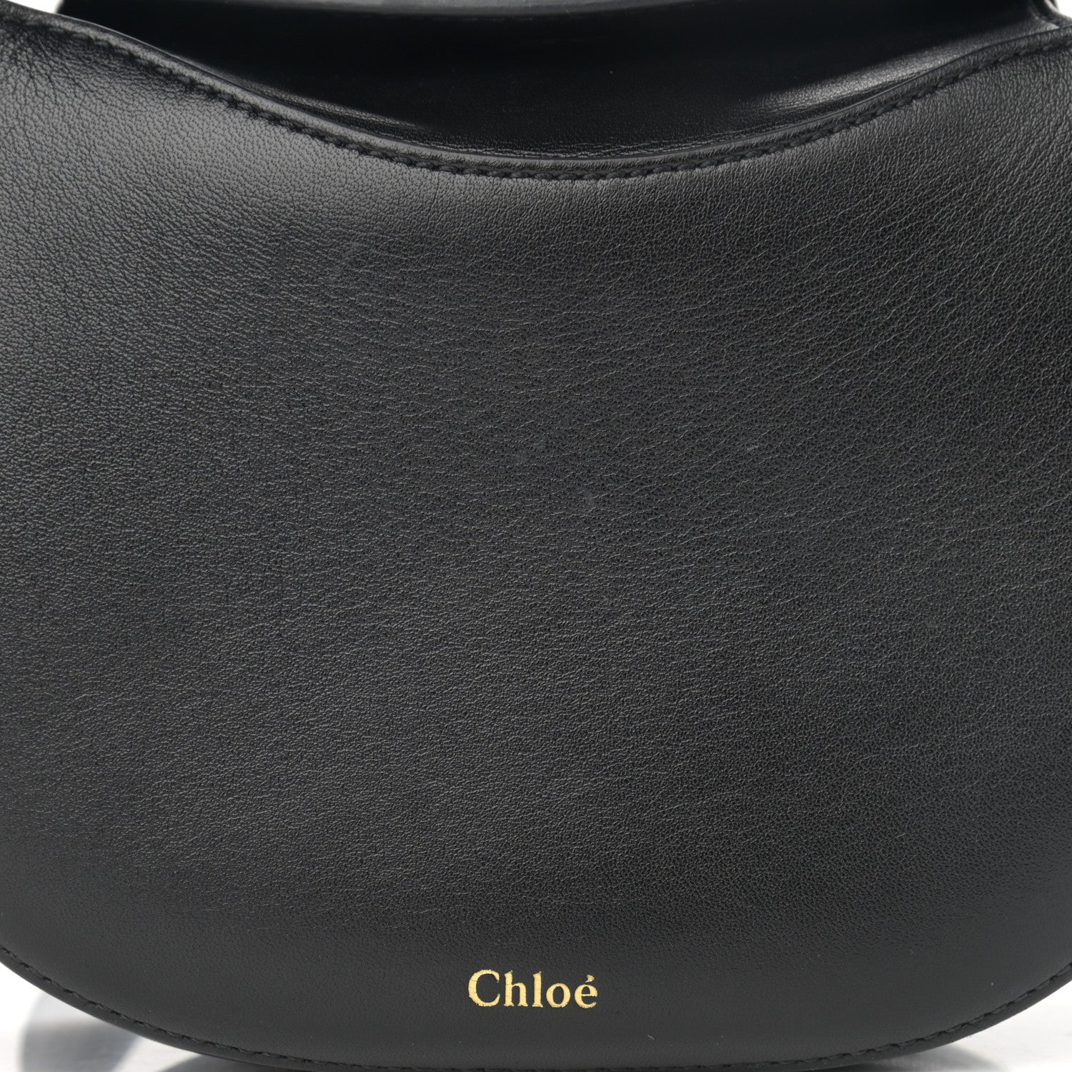 Chloe Small Grain Calfskin Kiss Bag Black 7 of 10