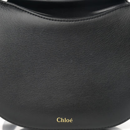 Chloe Small Grain Calfskin Kiss Bag Black 7 of 10