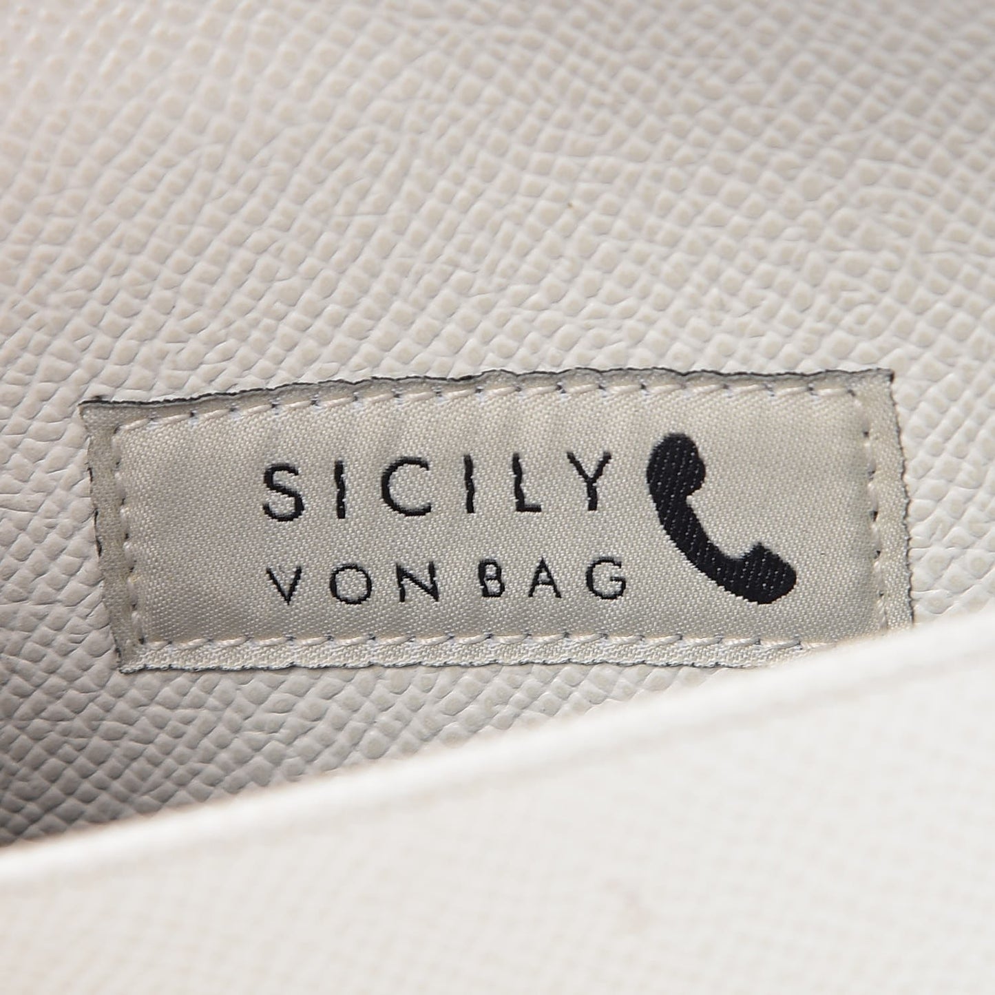 Dauphine Mini Von Bag White