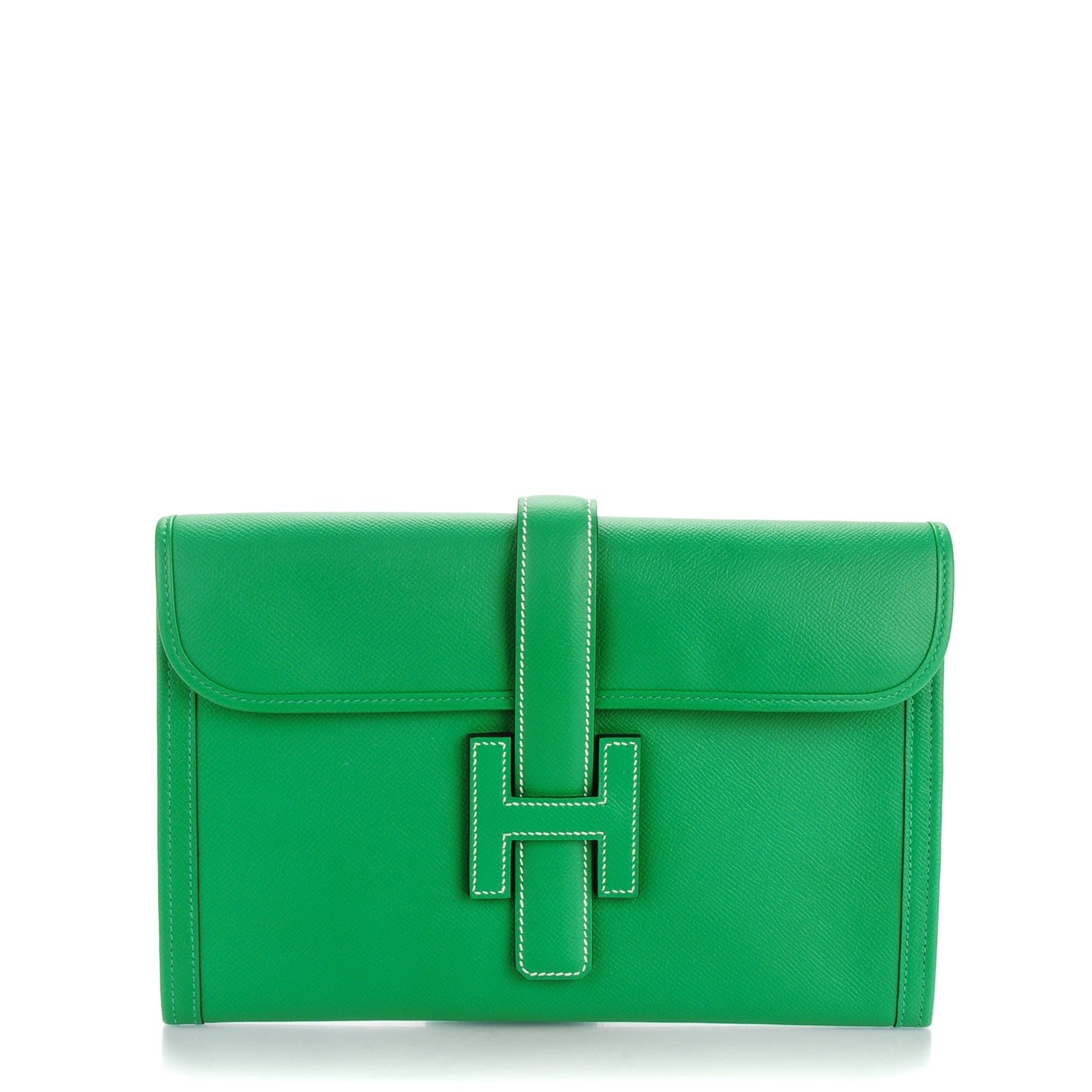 Hermes Epsom Jige PM Clutch Bambou 1 of 7
