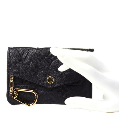 Louis Vuitton Empreinte Key Pouch Black 2 of 9