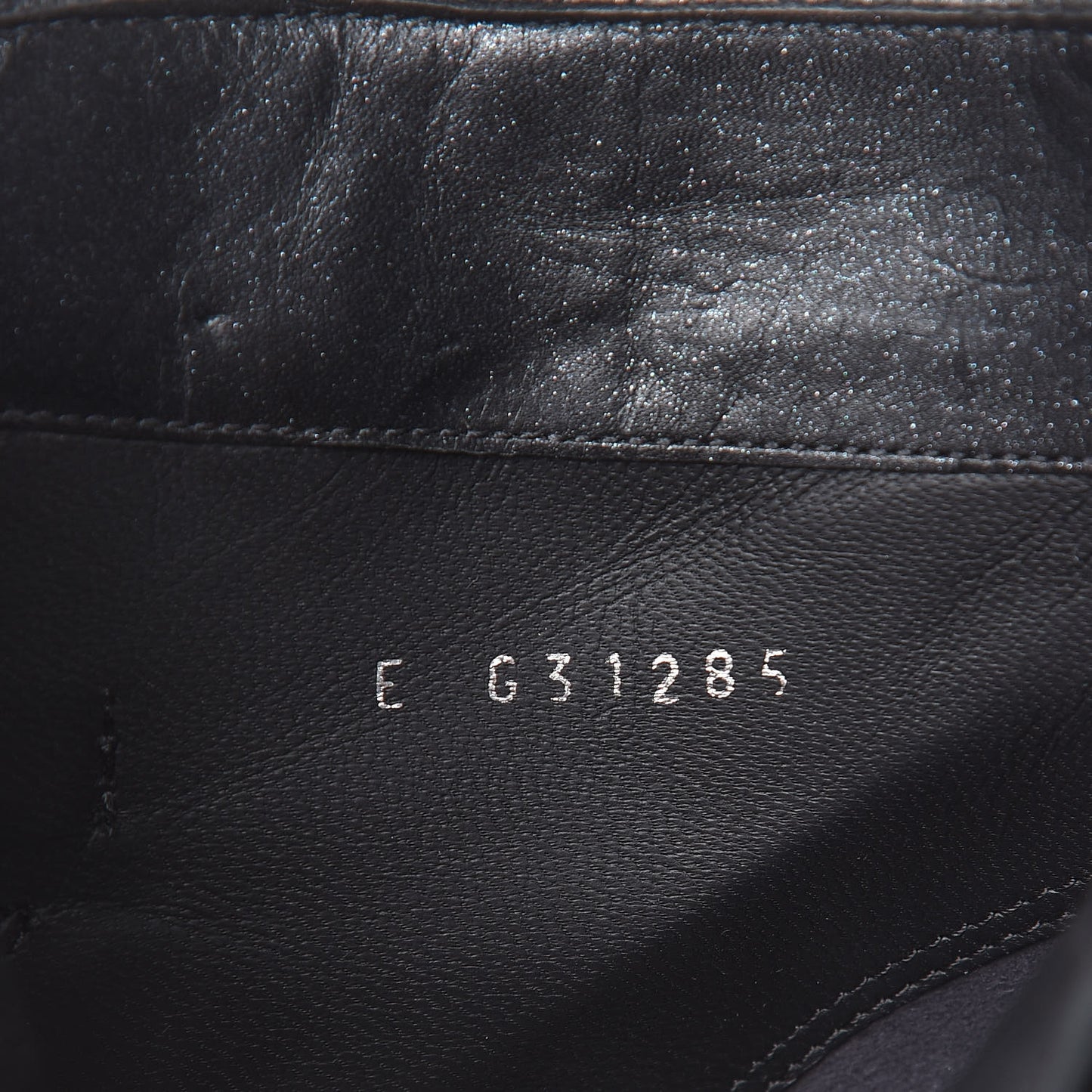 Goatskin CC Turnlock Ankle Boots 39.5 Black