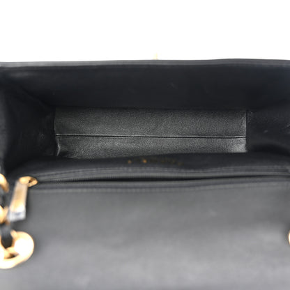 Chanel Calfskin Quilted Chevron In The City Bag Black 5 of 11