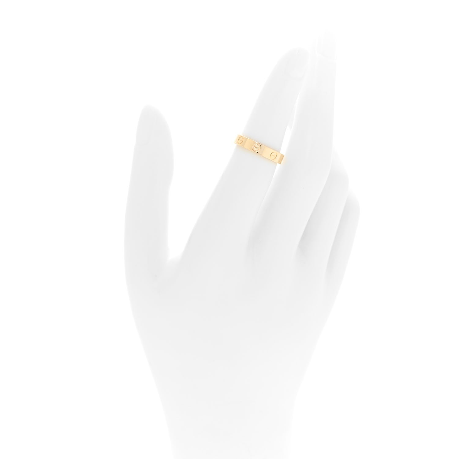 Cartier 18K Yellow Gold 3.5mm LOVE Wedding Band Ring 50 5.25 2 of 5