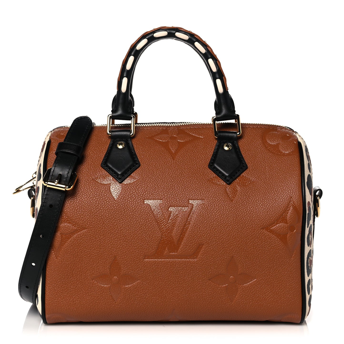 Empreinte Monogram Giant Wild At Heart Speedy Bandouliere 25 Caramel