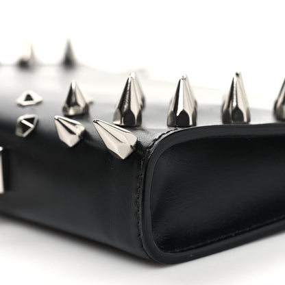 Alexander McQueen Calfskin Skull Four RIng Zip Pouch Black 9 of 9