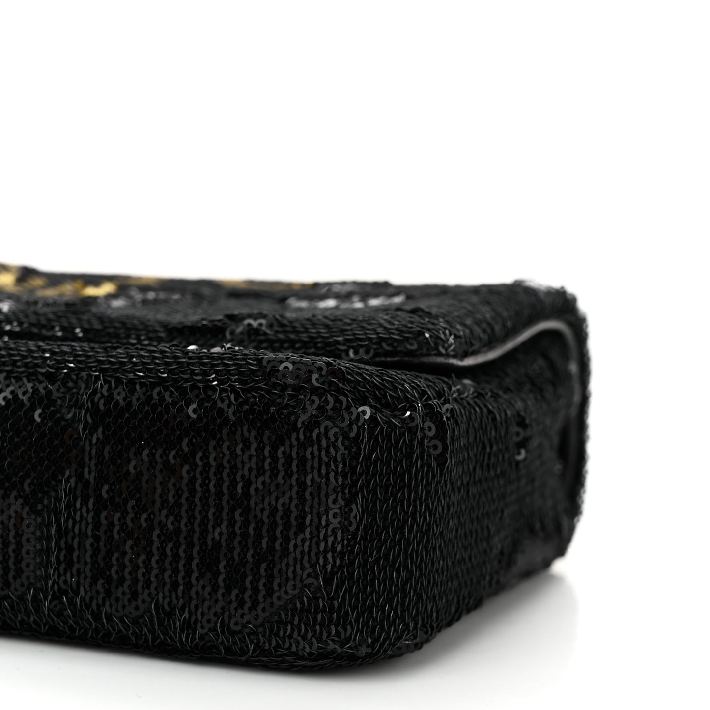 Sequin Paris Cosmopolite Dare To Disturb Flap Black Gold