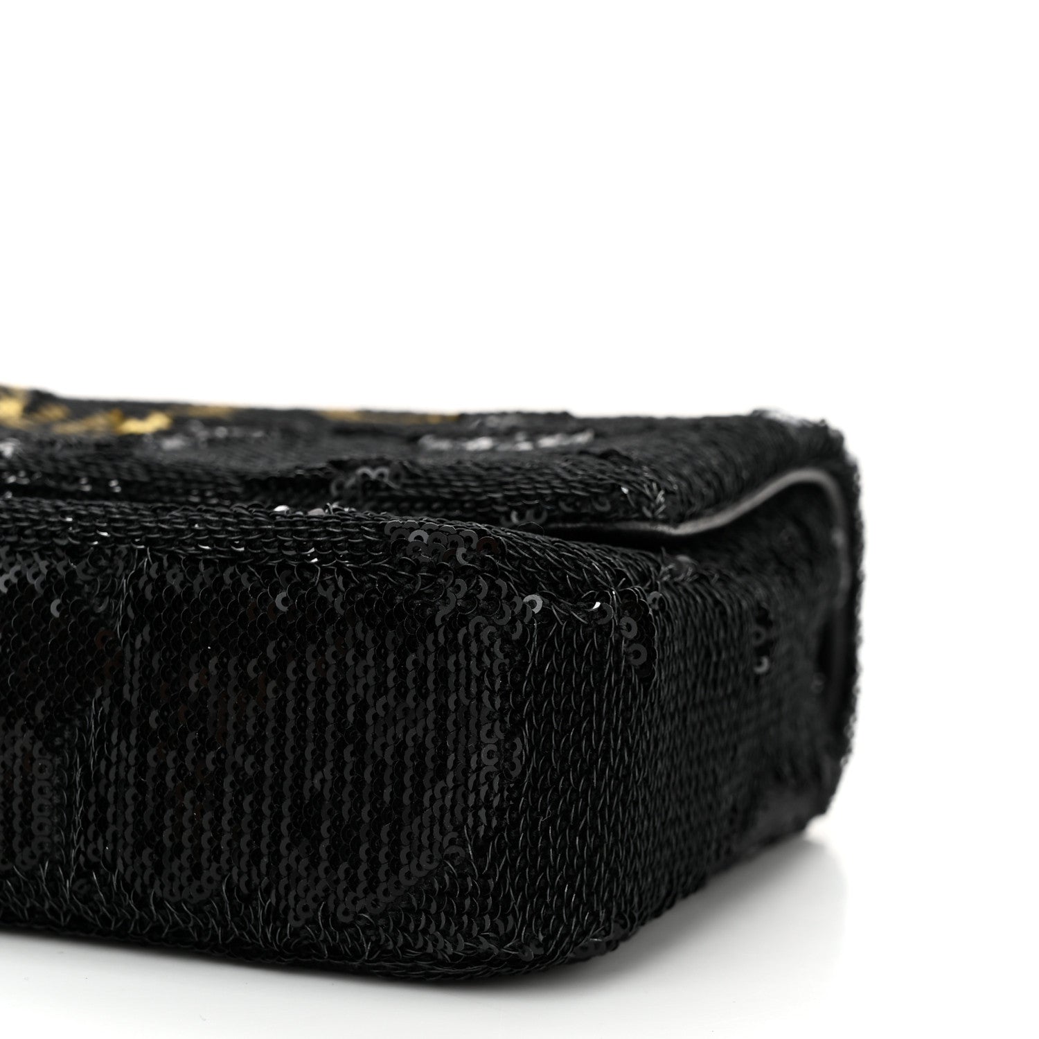 Chanel Sequin Paris Cosmopolite Dare To Disturb Flap Black Gold 10 of 10