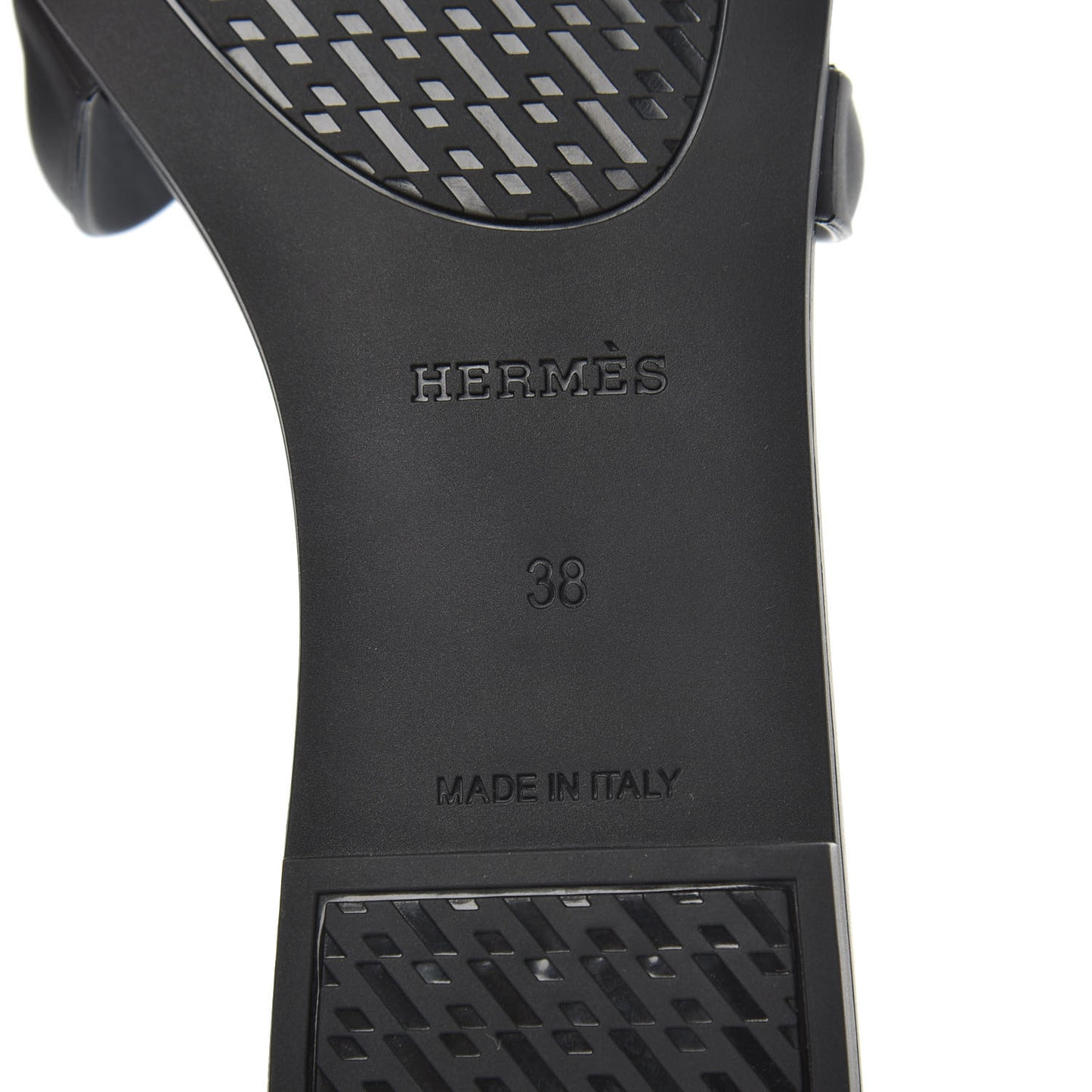 Rubber Aloha Sandals 38 Black