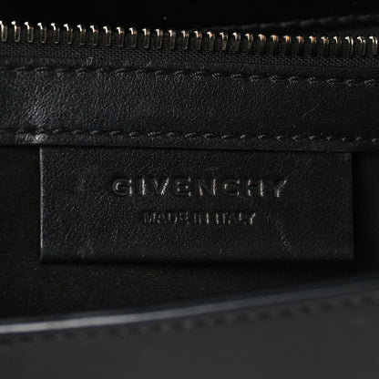 Givenchy Calfskin Mini Pandora Box Logo Strap Crossbody Bag Black 6 of 9