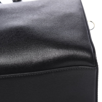 Versace Saffiano Calfskin Palazzo Duffle Bag Black 10 of 11