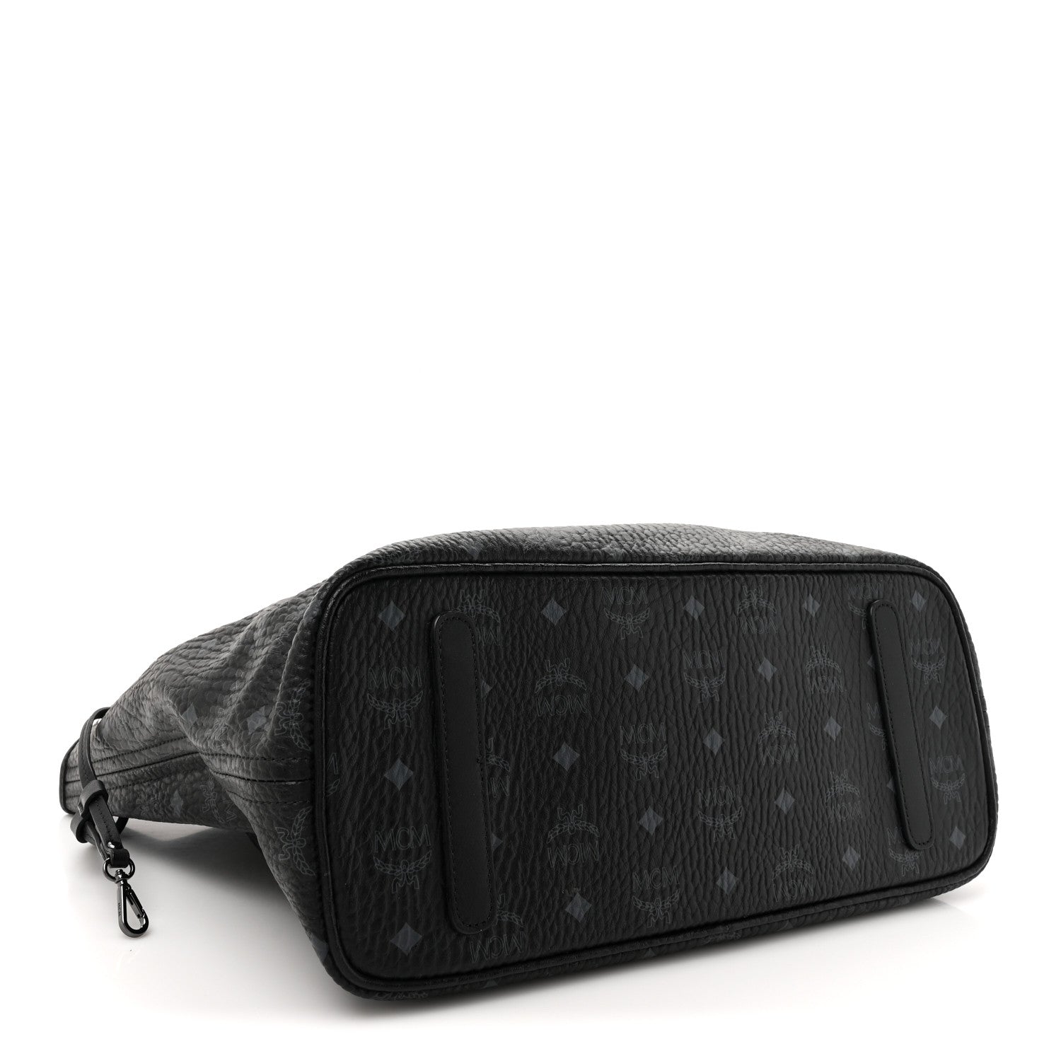 MCM Visetos Medium Project Reversible Shopper Tote Black 7 of 20