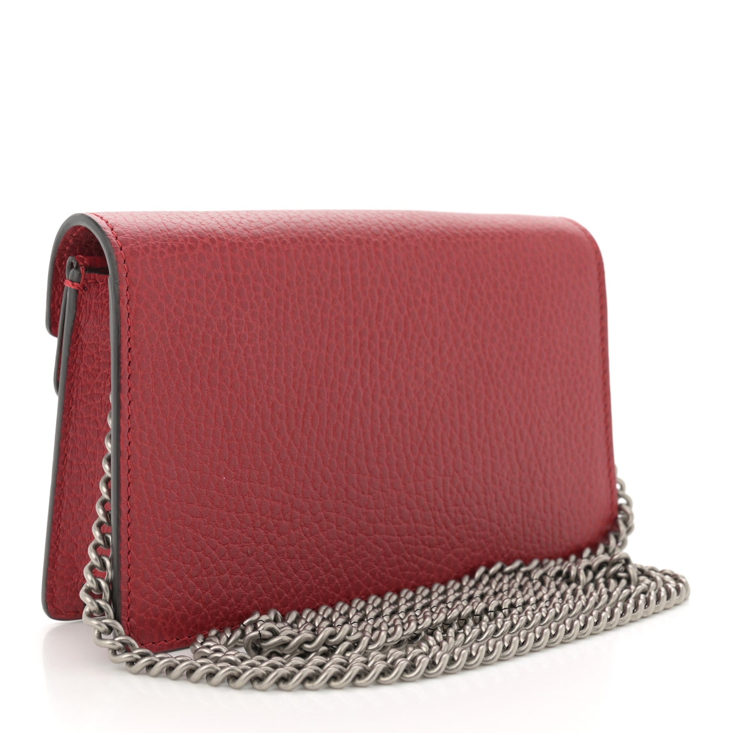 Calfskin Super Mini Dionysus Shoulder Bag Hibiscus Red