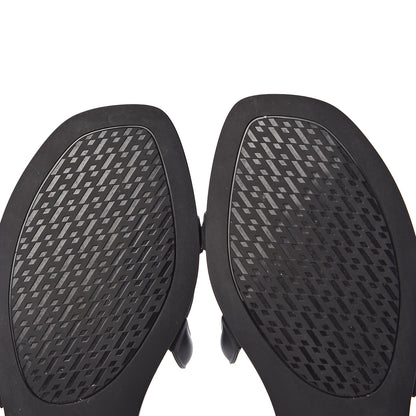 Hermes Rubber Aloha Sandals 38 Black 12 of 14
