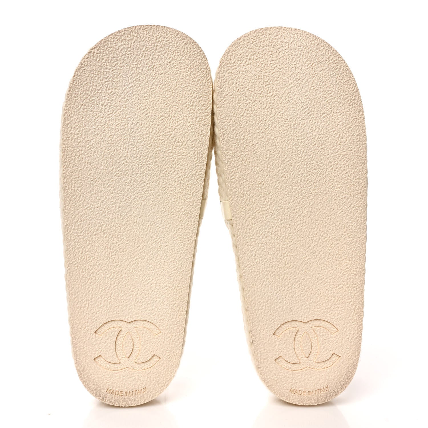 Chanel Braided Knit CC Mules 39 Ecru 5 of 8