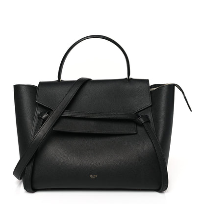 Celine Grained Calfskin Mini Belt Bag Black 1 of 8
