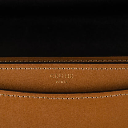 Celine Smooth Calfskin Bi-Color Large Case Camel 6 of 7