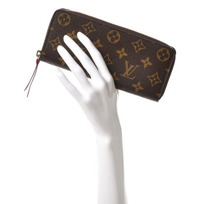 Louis Vuitton Monogram Clemence Wallet Fuchsia 2 of 8