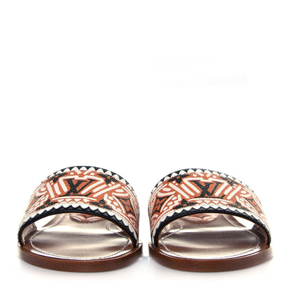 Louis Vuitton Monogram Crafty Lock It Flat Mule 36 Caramel 2 of 7