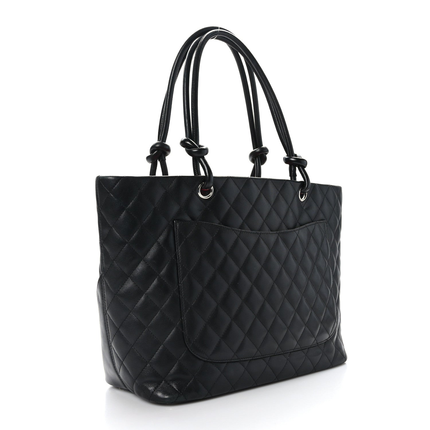 Chanel Calfskin Quilted Large Cambon Tote Black 3 of 9