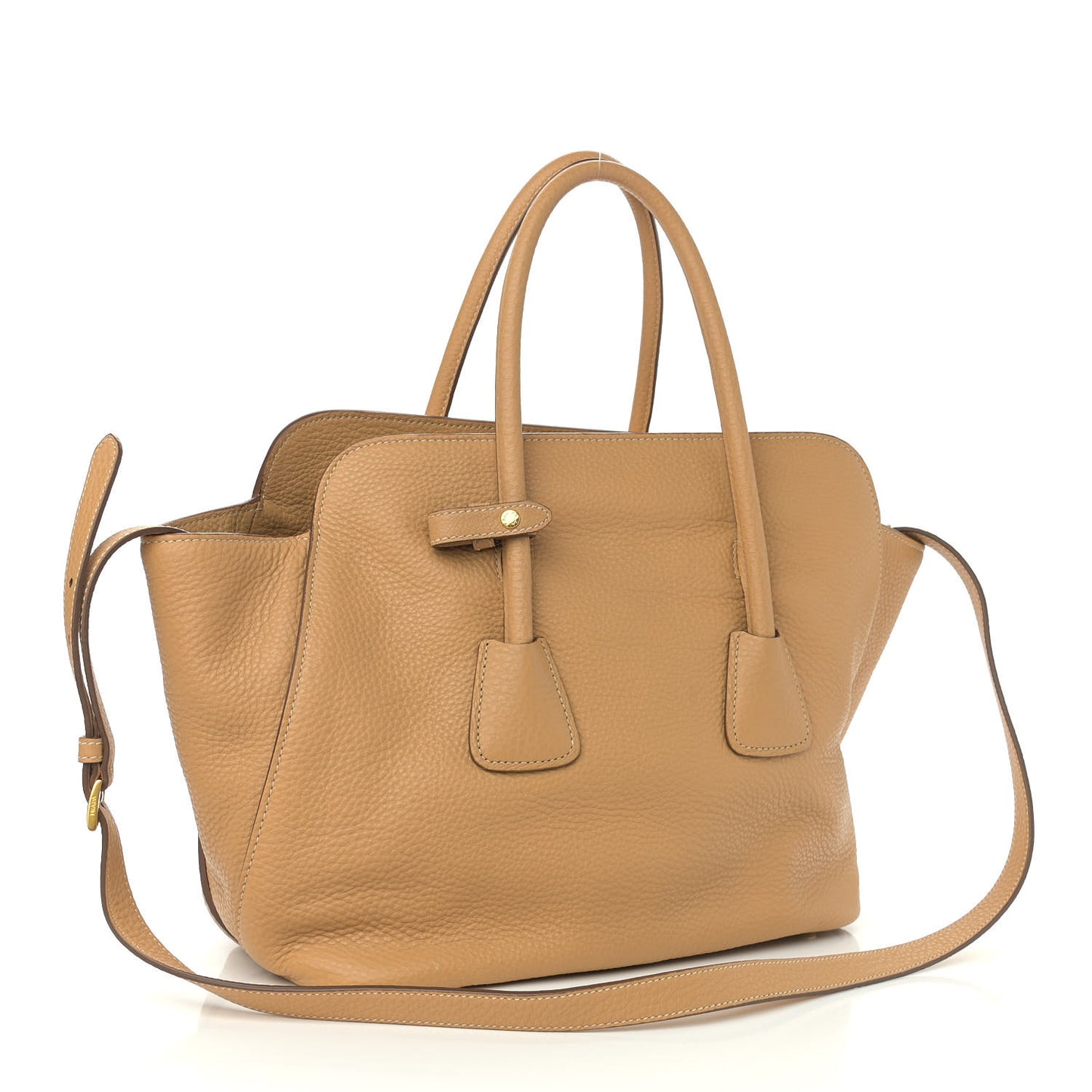 Vitello Daino Shopping Tote Sughero