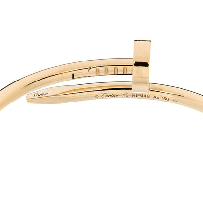 Cartier 18K Yellow Gold Juste Un Clou Bracelet 15 4 of 5