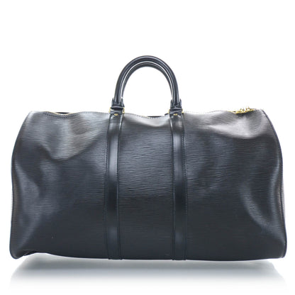 Louis Vuitton Epi Keepall 50 Black 3 of 13