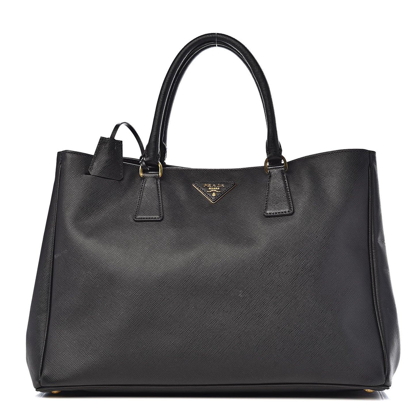 Saffiano Lux Large Tote Black