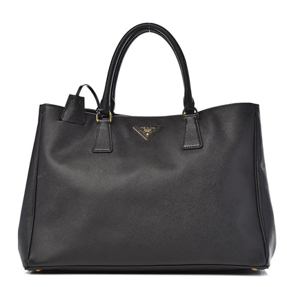 Prada Saffiano Lux Large Tote Black 1 of 17