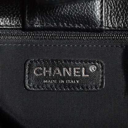 Chanel Calfskin Cerf Executive Shopper Tote Black 6 of 8