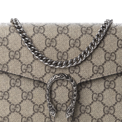 Gucci GG Supreme Monogram Mini Dionysus Chain Wallet Beige Taupe 10 of 10