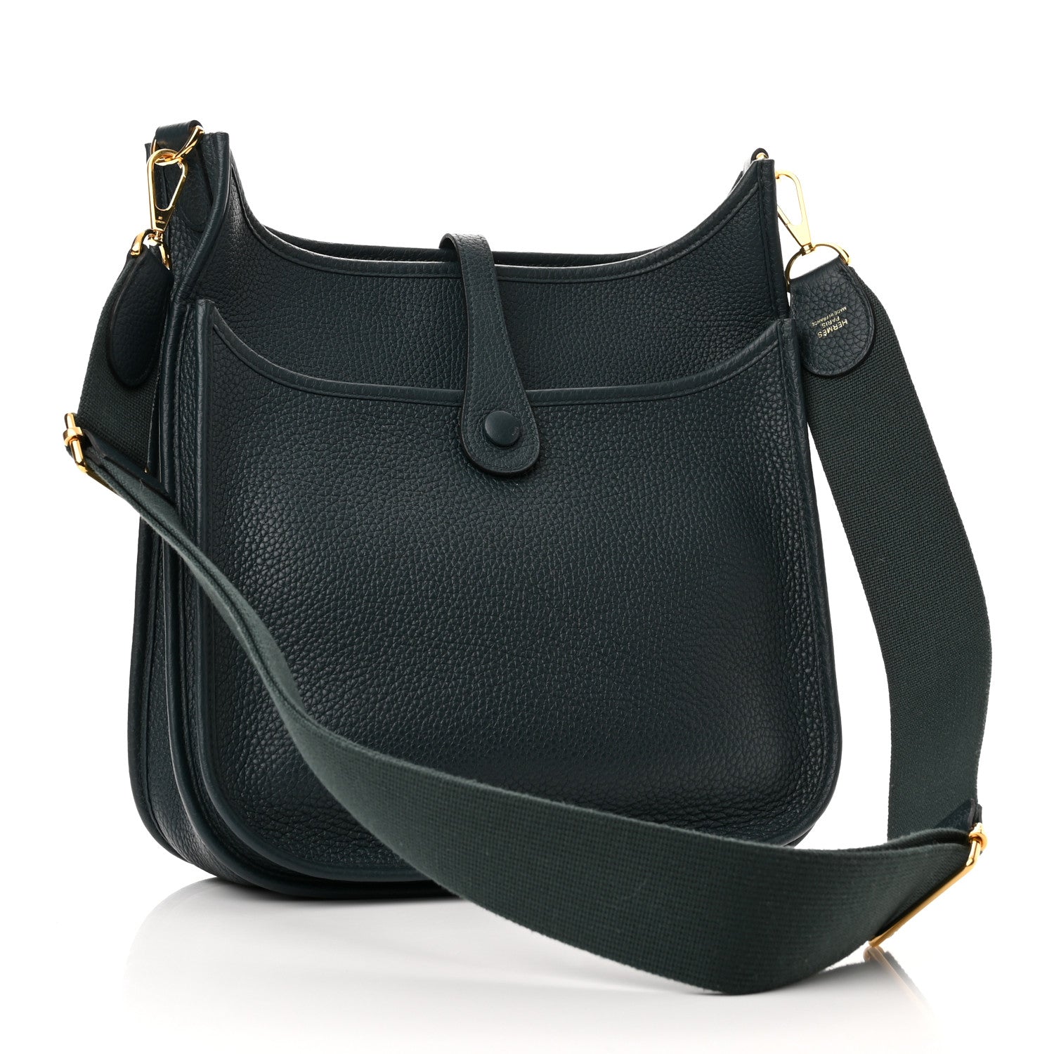 Hermes Taurillon Clemence Evelyne III PM Vert Cypress 2 of 10