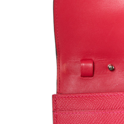 Hermes Epsom Alligator Constance Wallet To Go Rose Extreme Sable 12 of 14