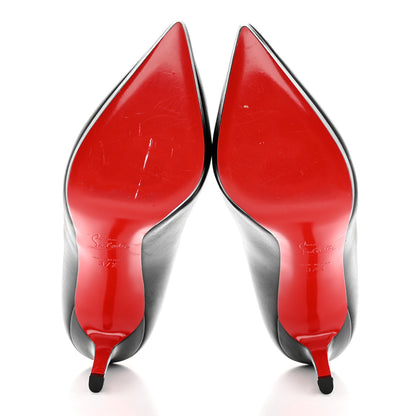 Christian Louboutin Shiny Nappa Pigalle Plato 100 Pumps 37.5 Black 5 of 15