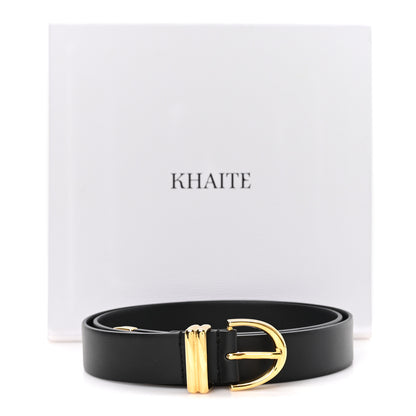 Khaite Calfskin Bambi Belt 80 32 Black 6 of 6