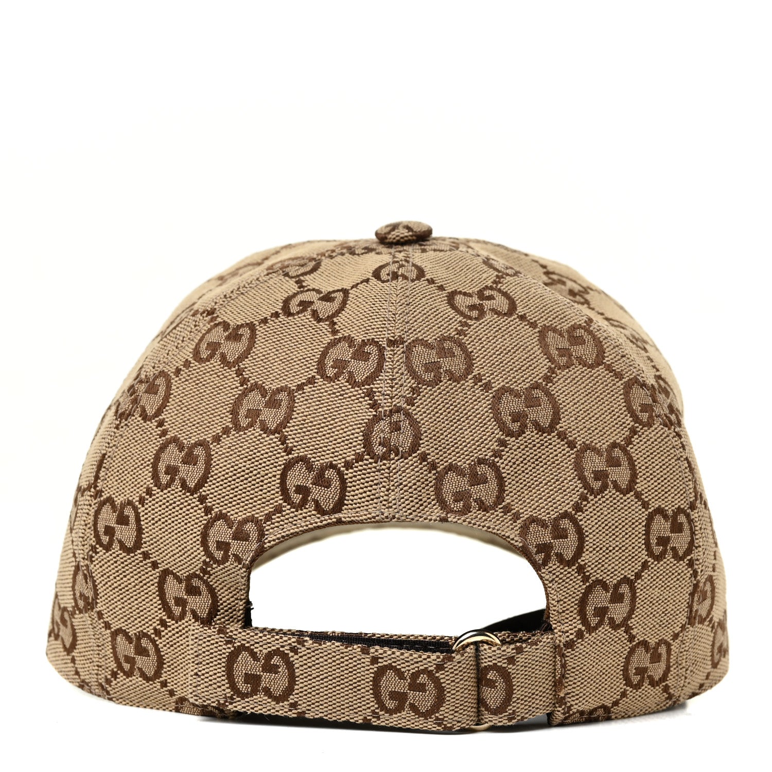 Gucci Monogram Textured Dollar Calfskin Zeno Baseball Hat M Beige 3 of 7