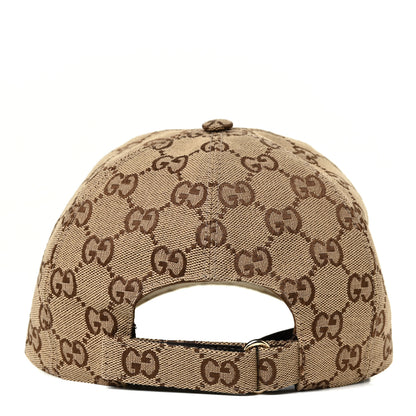 Gucci Monogram Textured Dollar Calfskin Zeno Baseball Hat M Beige 3 of 7